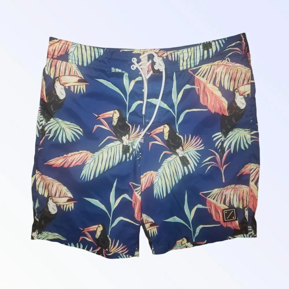 American Eagle Men's Shorts Hawaiian board shorts swim trunks size L